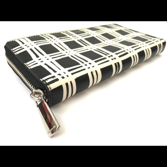 ❤️🆕 NEW Coach Black &White Zippered Wallet - Picture 5 of 9